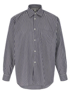Navy Stripe Cotton Shirt