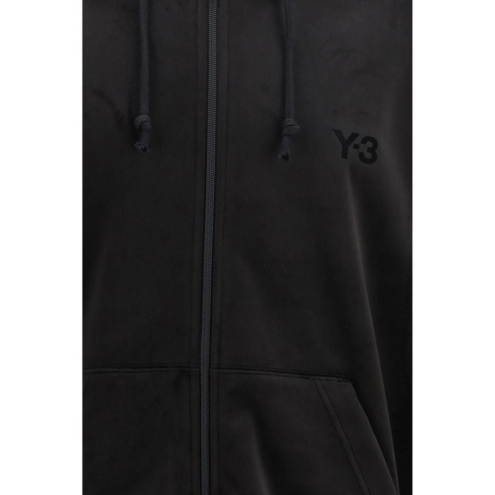 Oversized Corduroy Zip‑Up Hoodie