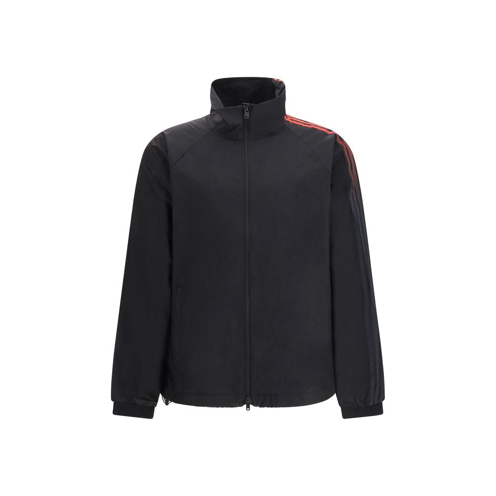 Nylon Gradient 3‑Stripes Oversized Sweatshirt