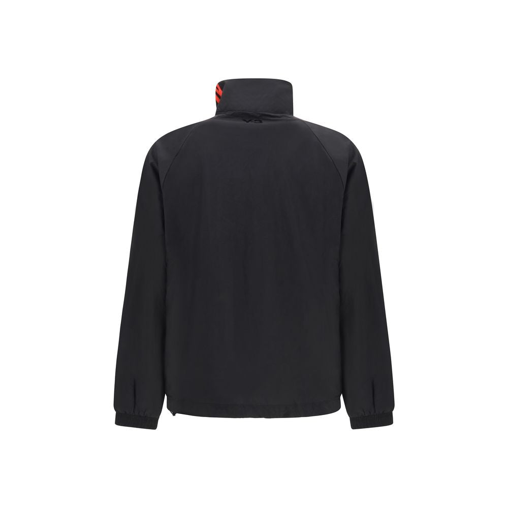 Nylon Gradient 3‑Stripes Oversized Sweatshirt