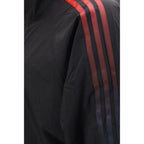 Nylon Gradient 3‑Stripes Oversized Sweatshirt