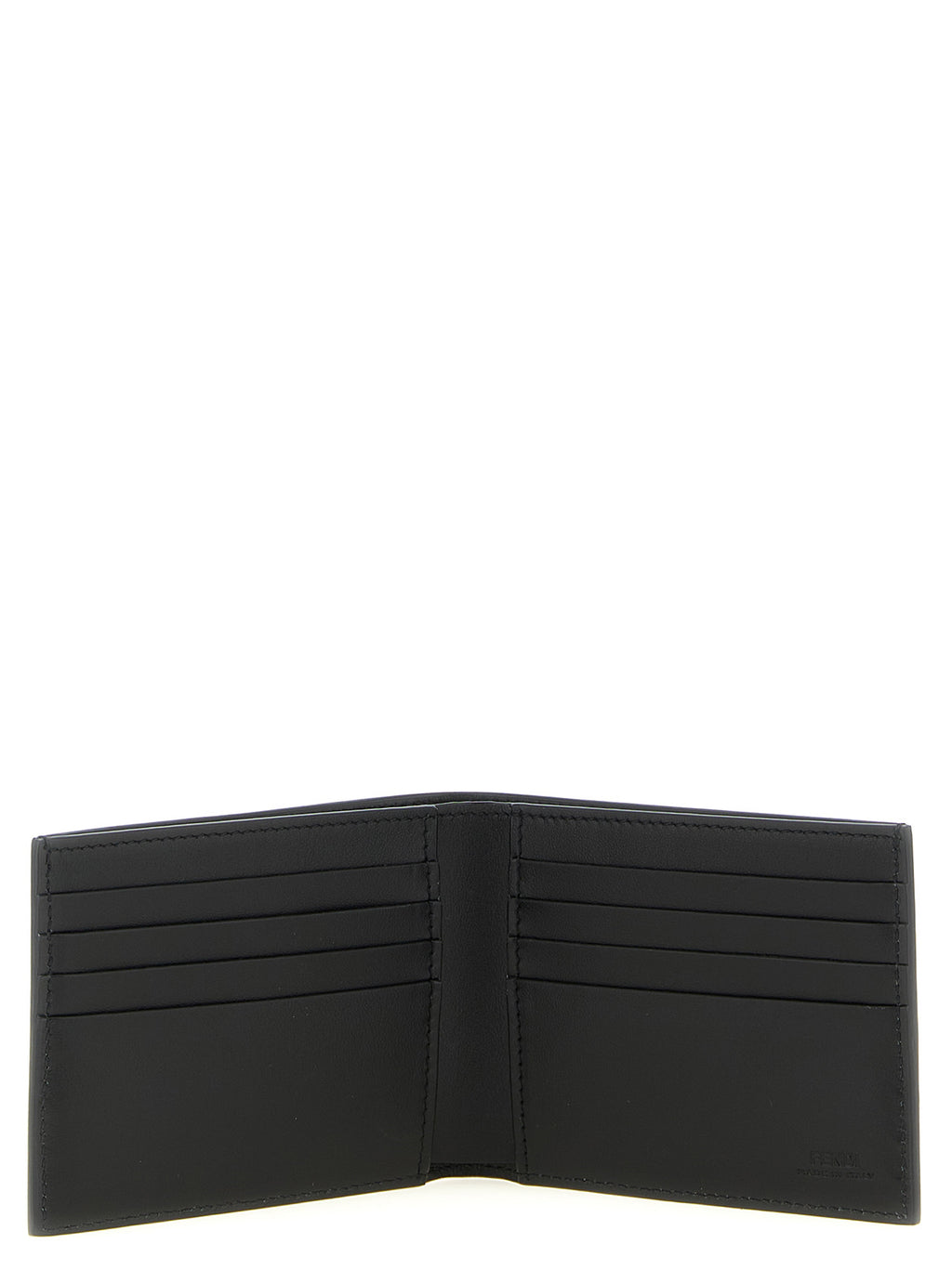 Calfskin Book‑Open Wallet