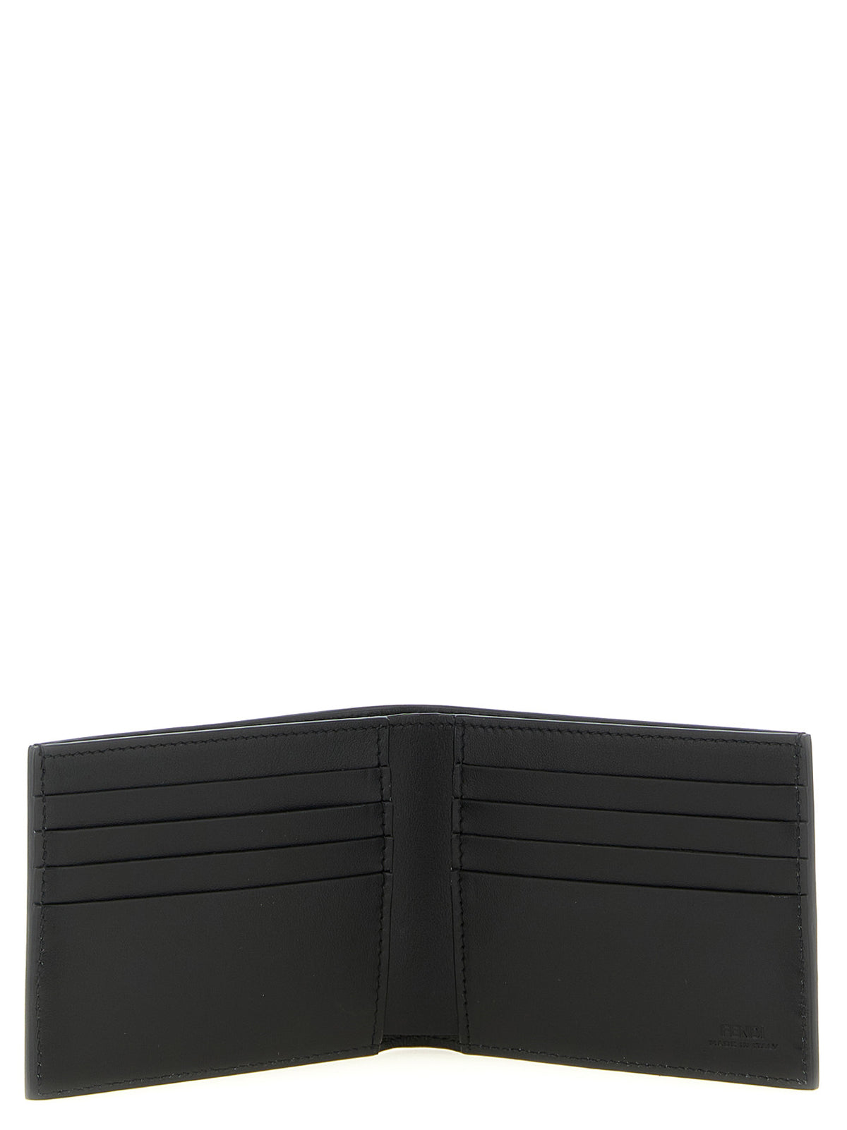 Calfskin Book‑Open Wallet