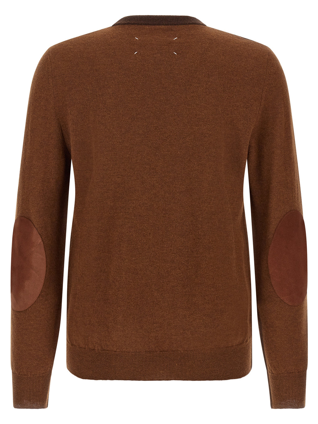 Wool Two‑Tone Cardigan