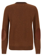 Wool Two‑Tone Cardigan