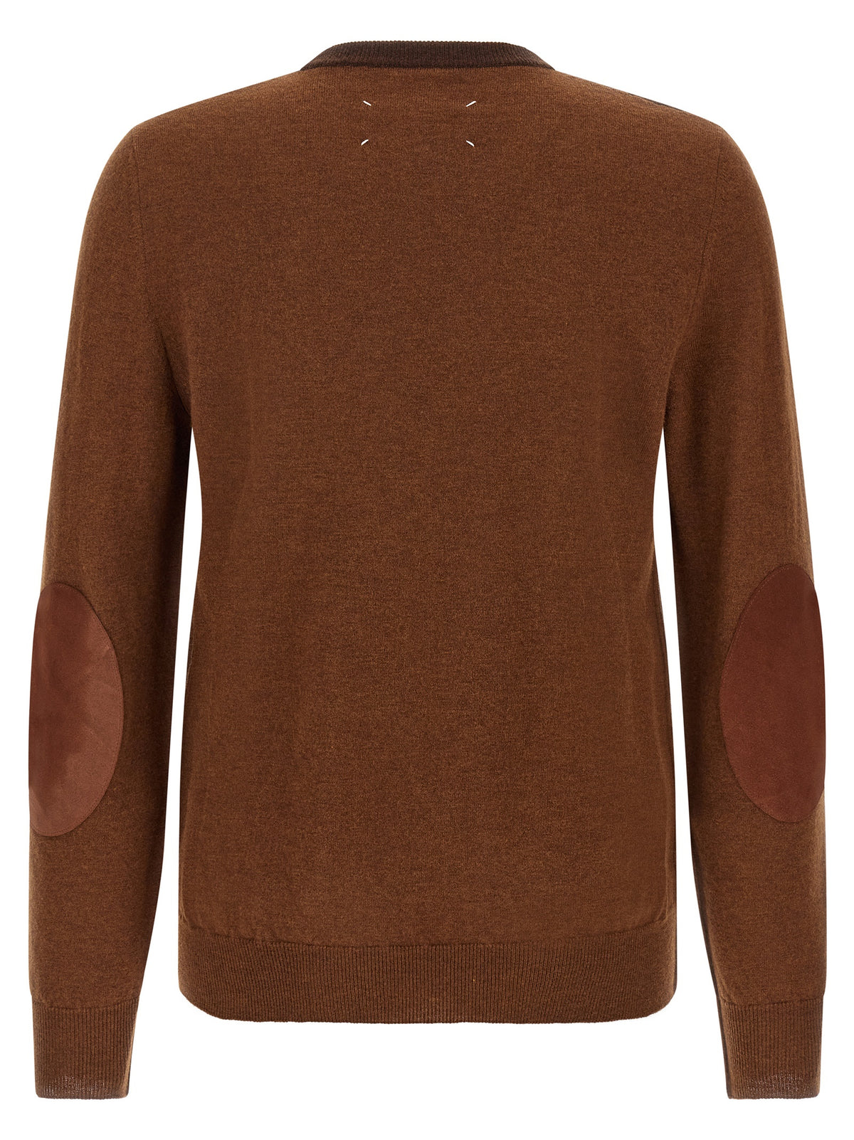 Wool Two‑Tone Cardigan