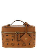 Aren Cognac-Coated Canvas & Fine Nappa Leather Crossbody Bag