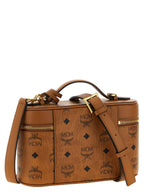Aren Cognac-Coated Canvas & Fine Nappa Leather Crossbody Bag