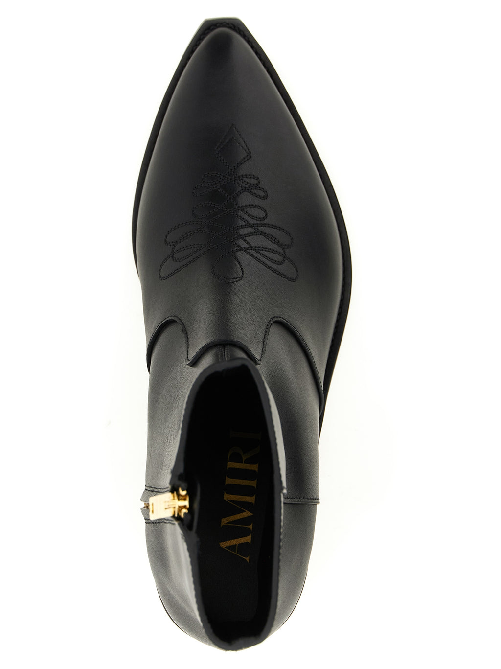 MA Ryder Black Calfskin Ankle Boots