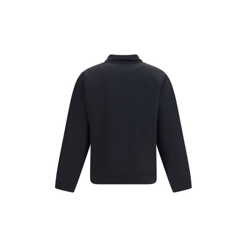 Black Cotton Sweatshirt