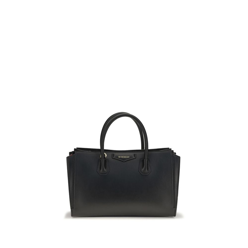 Small Glossy Grained Calfskin Antigona Handbag