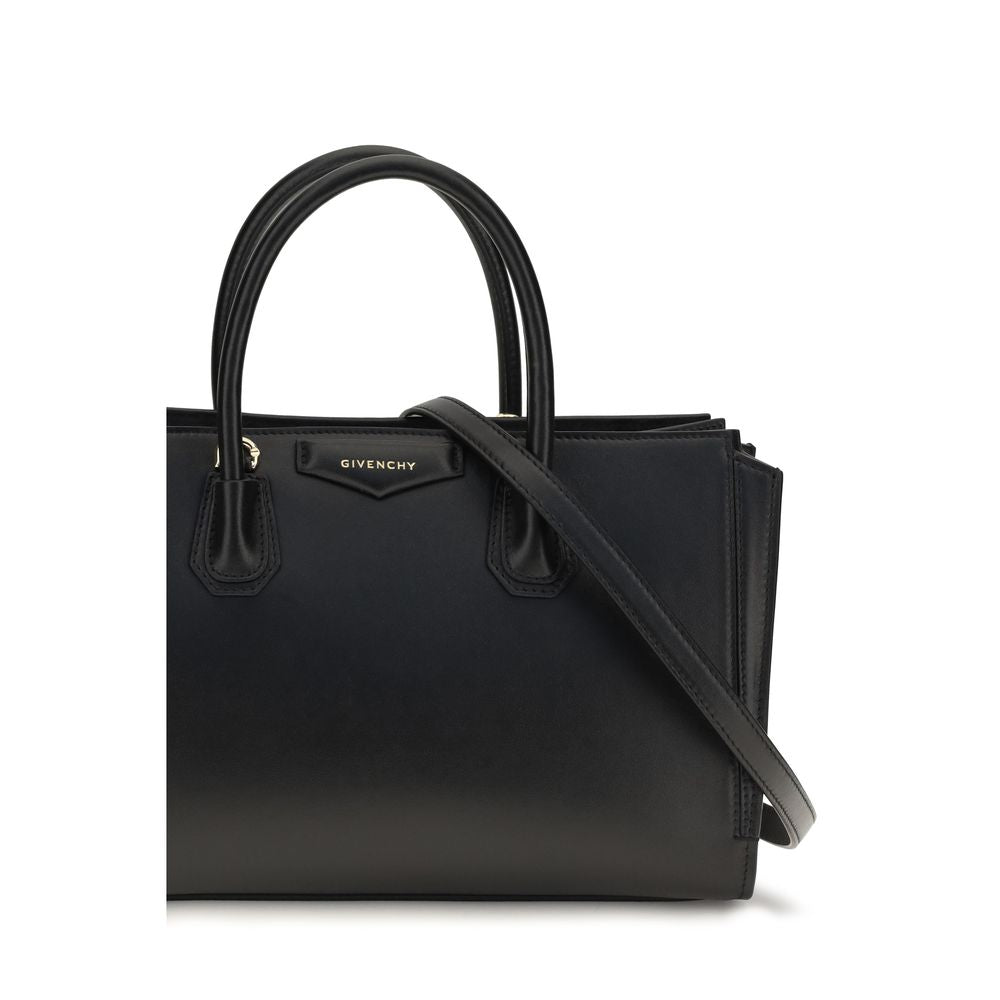 Small Glossy Grained Calfskin Antigona Handbag