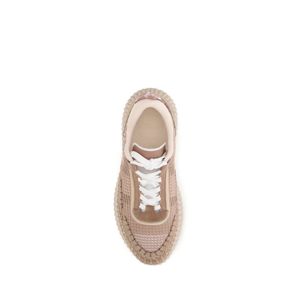 Beige Nylon Nama Sneakers