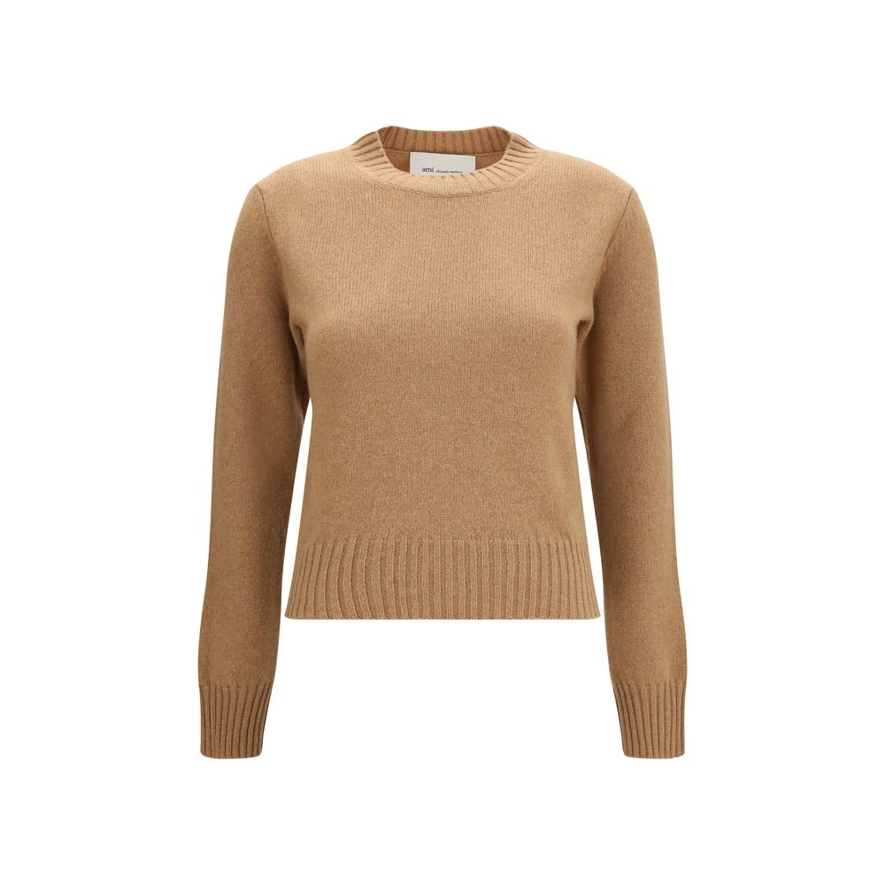 Brown Wool-Blend Ovis Aries Sweater