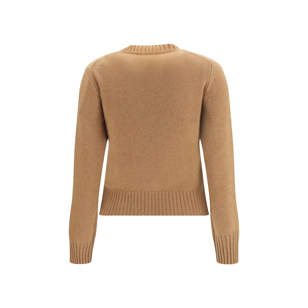 Brown Wool-Blend Ovis Aries Sweater