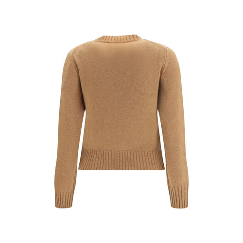 Brown Wool-Blend Ovis Aries Sweater