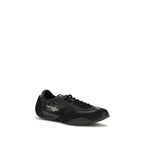 Black Calf Leather Tokyo Warped Sneakers