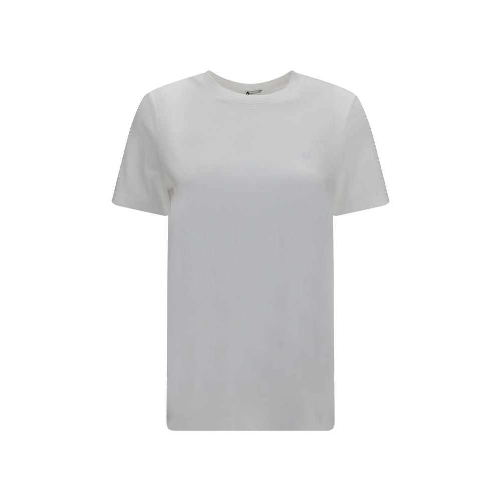 White Monochrome Cotton T-Shirt