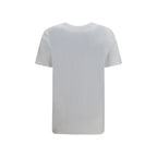 White Monochrome Cotton T-Shirt