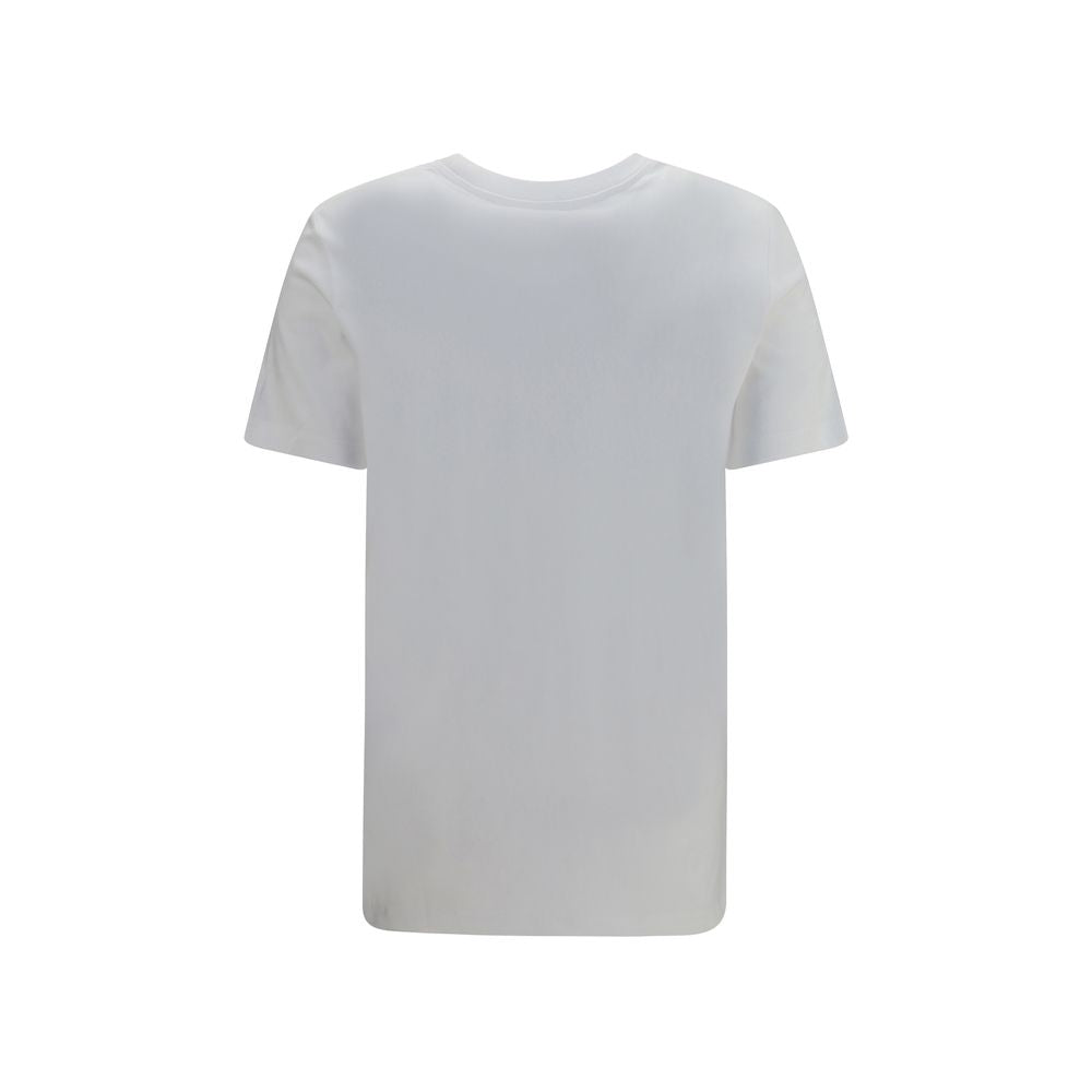 White Monochrome Cotton T-Shirt