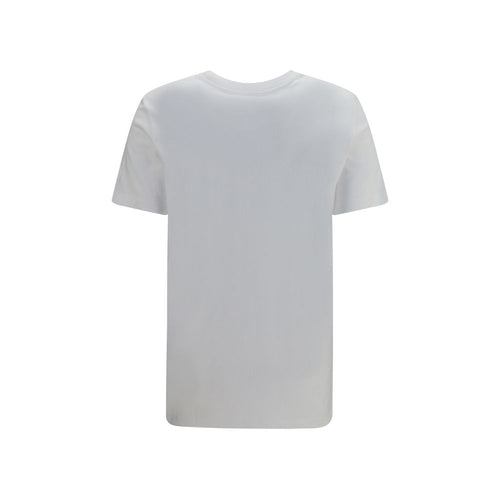 White Monochrome Cotton T-Shirt