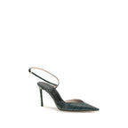 Bicolor Calfskin High Heel Pumps