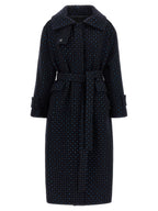 Blue Wool Peugeot Coat