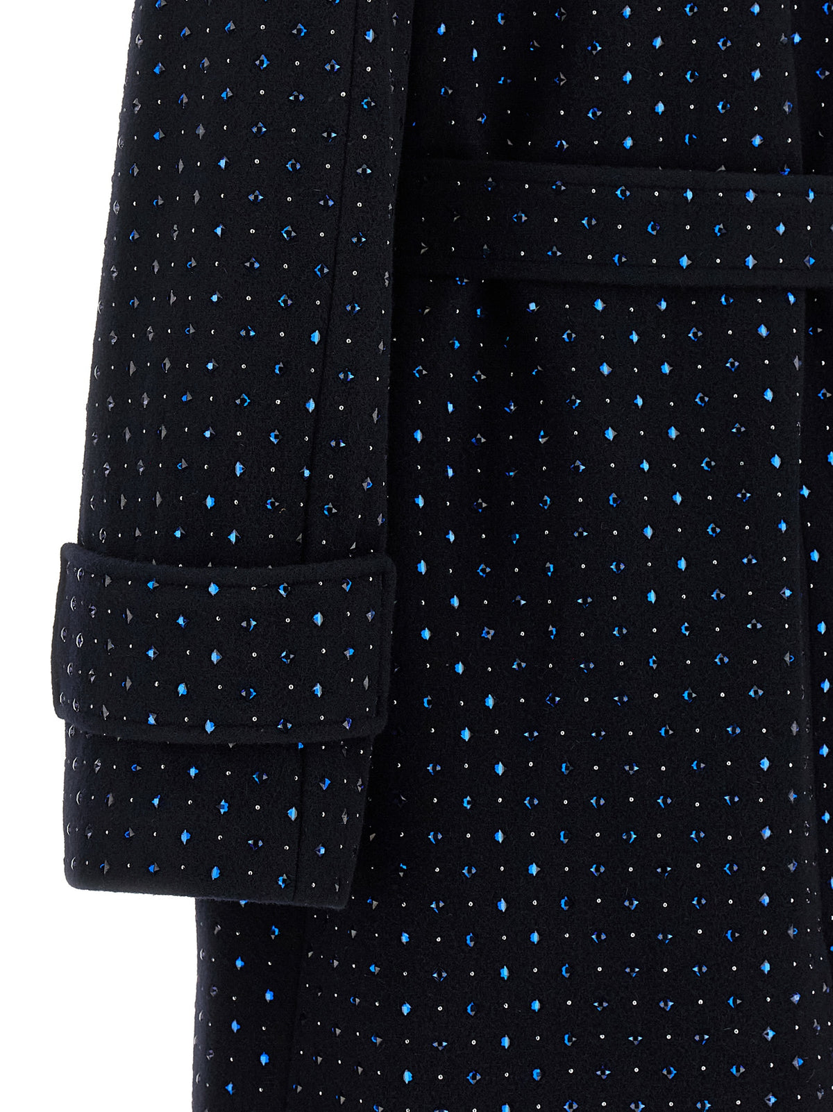 Blue Wool Peugeot Coat