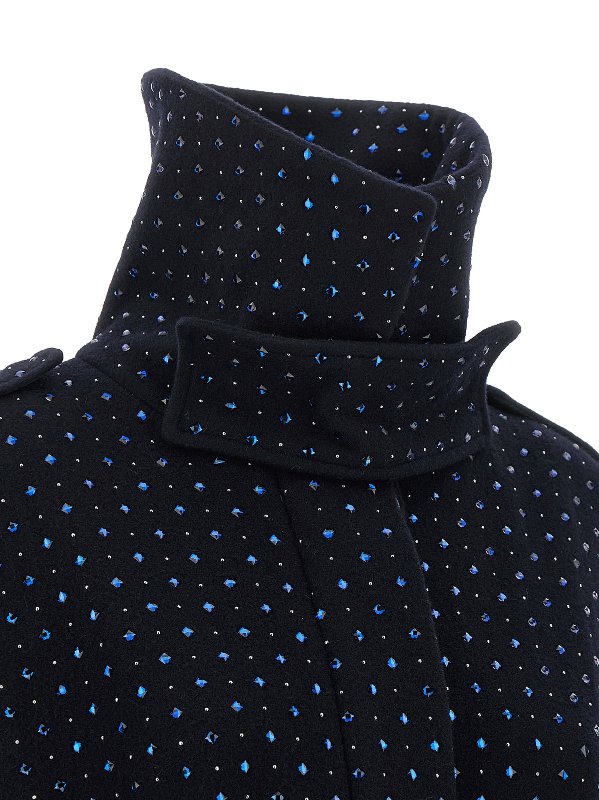 Blue Wool Peugeot Coat