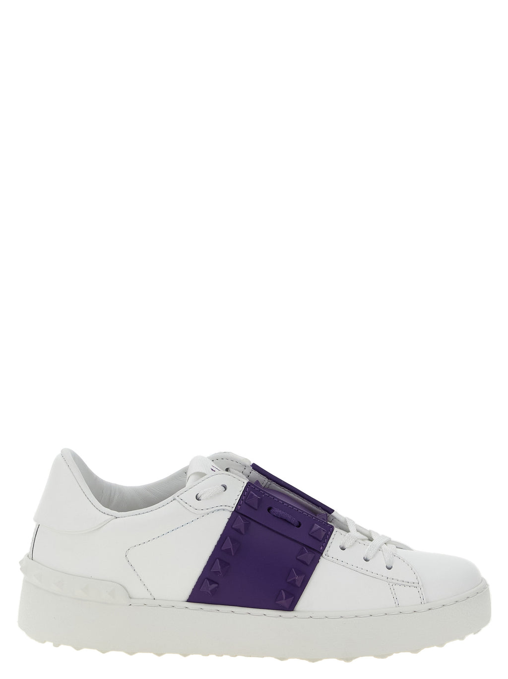 Calfskin Rockstud Untitled Sneakers