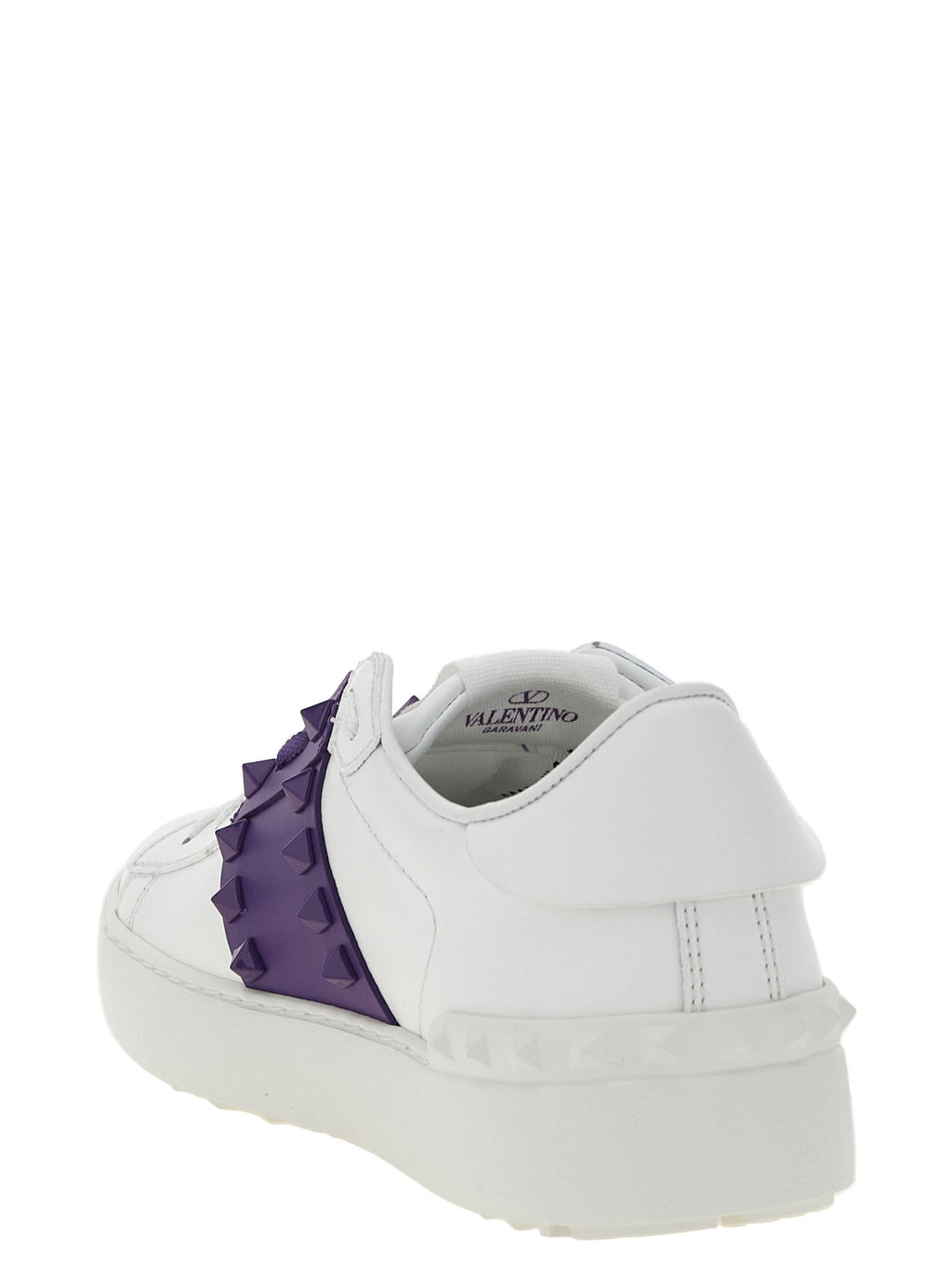 Calfskin Rockstud Untitled Sneakers