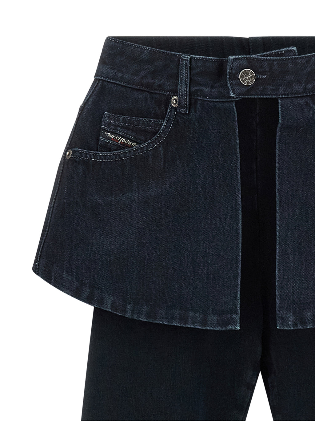 Blue Cotton Skinny Jeans