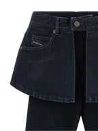 Blue Cotton Skinny Jeans