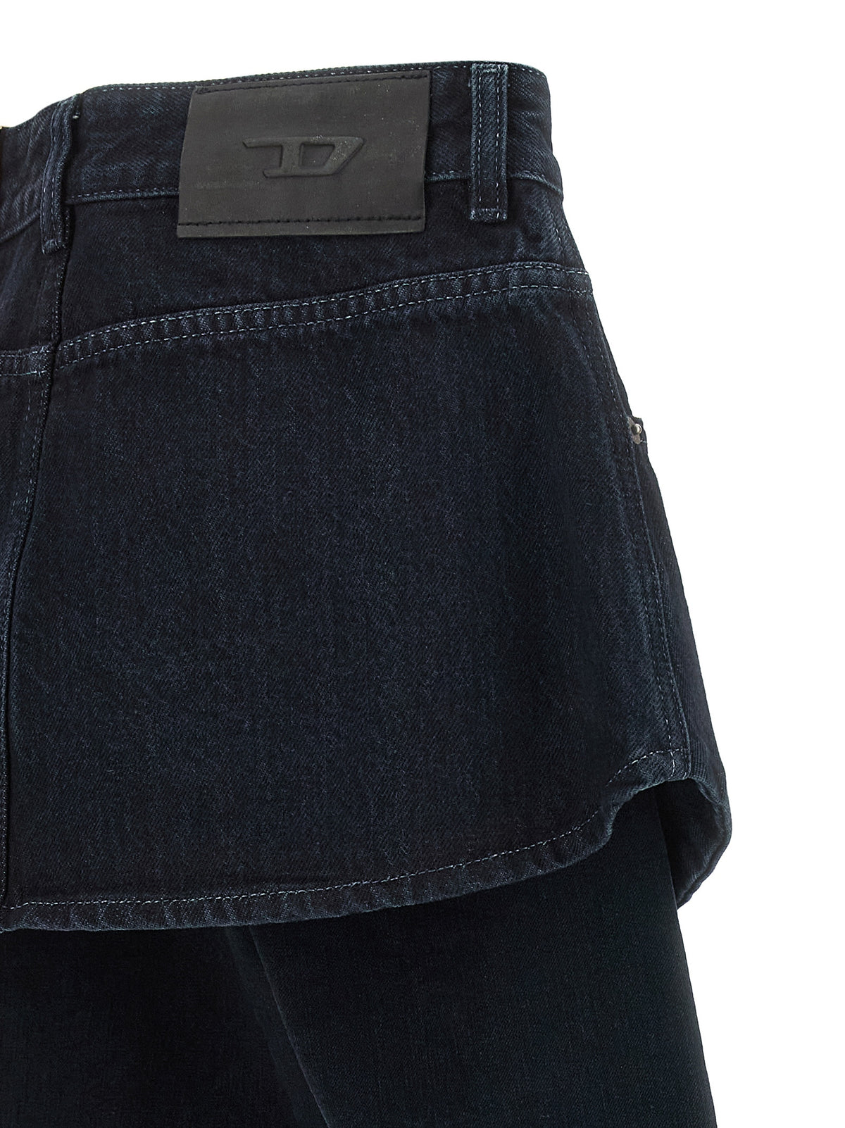 Blue Cotton Skinny Jeans