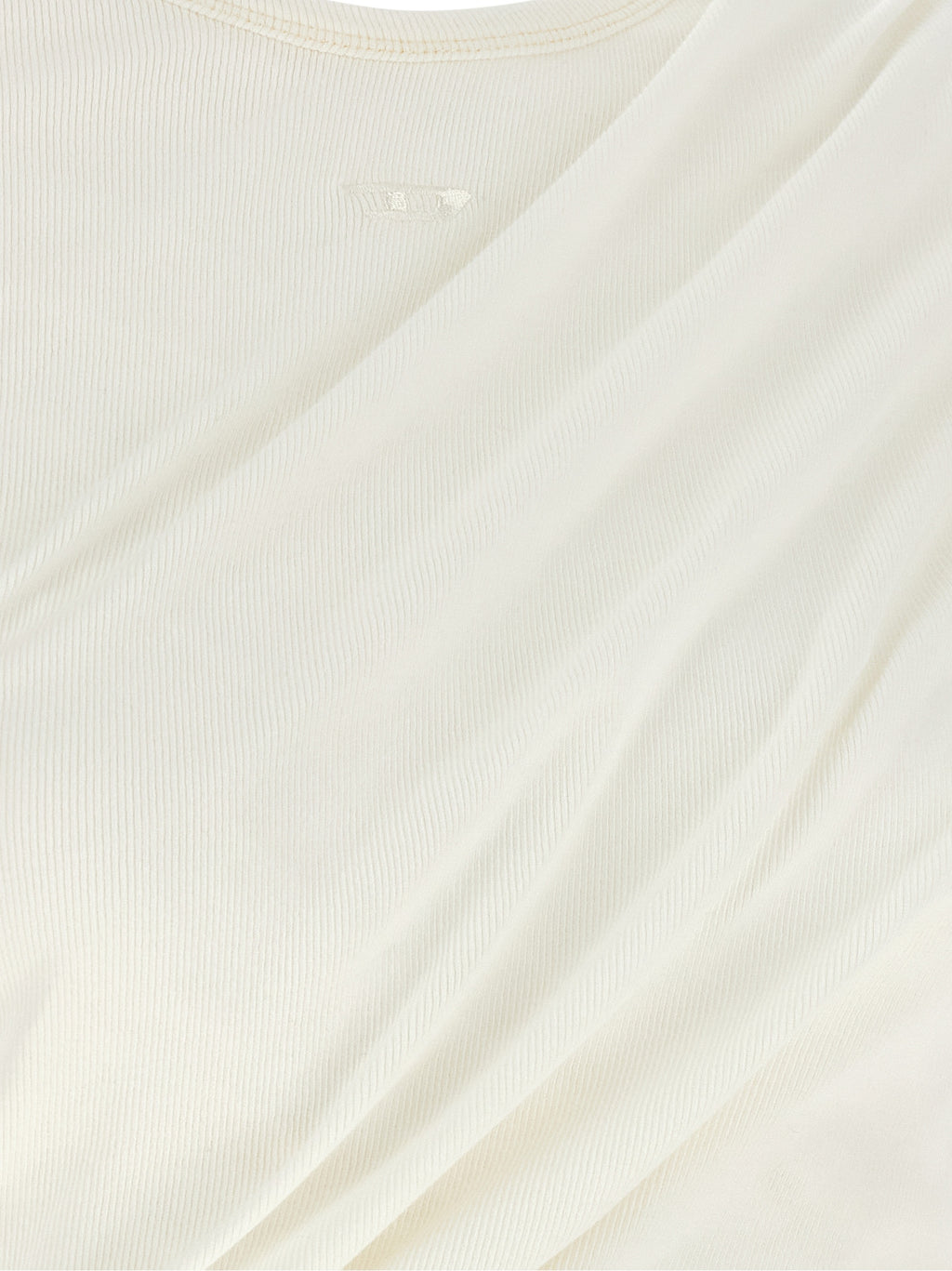 T‑Asay‑Pl White Cotton Long Sleeve Top