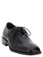 Black Leather Oxfords And Derbies