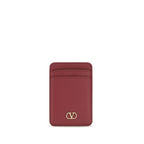 Calfskin VLogo Signature Card Holder