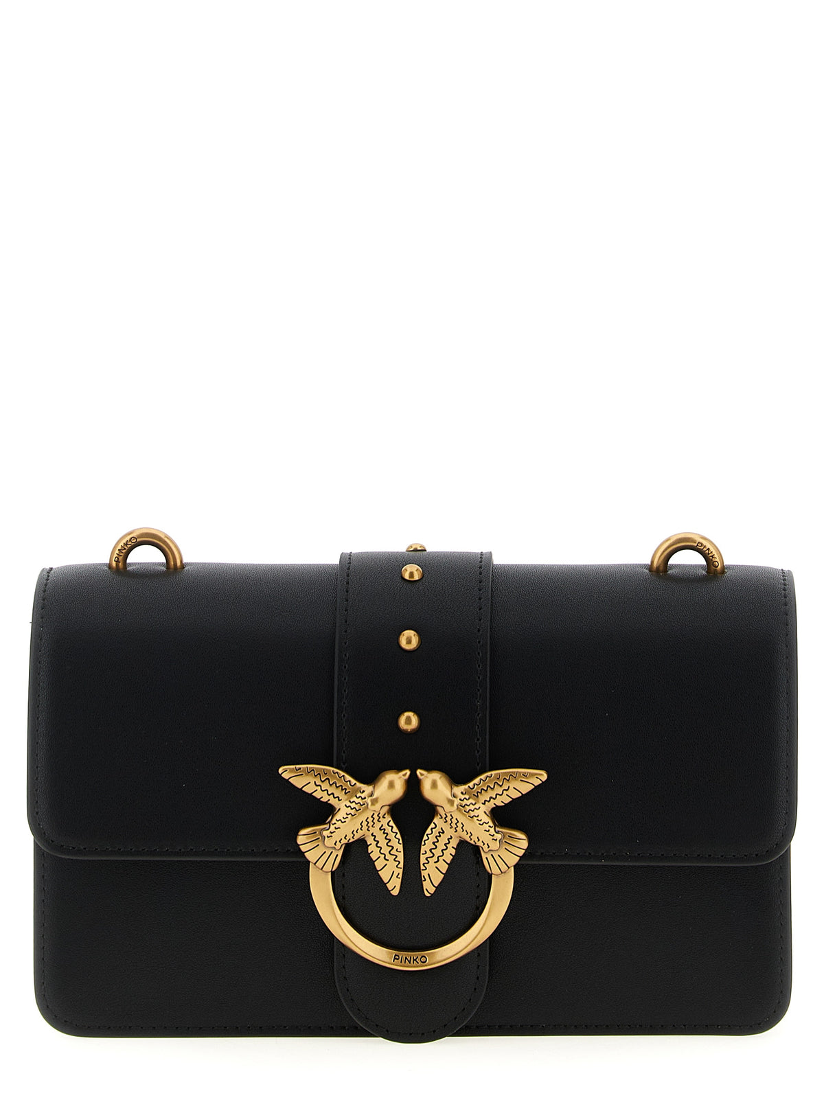 Silk‑Touch Calfskin Love One Mini Crossbody