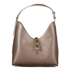 Brown Leather Drop M Hobo Bag