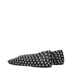 Sleek Black Leather Ballet Flats