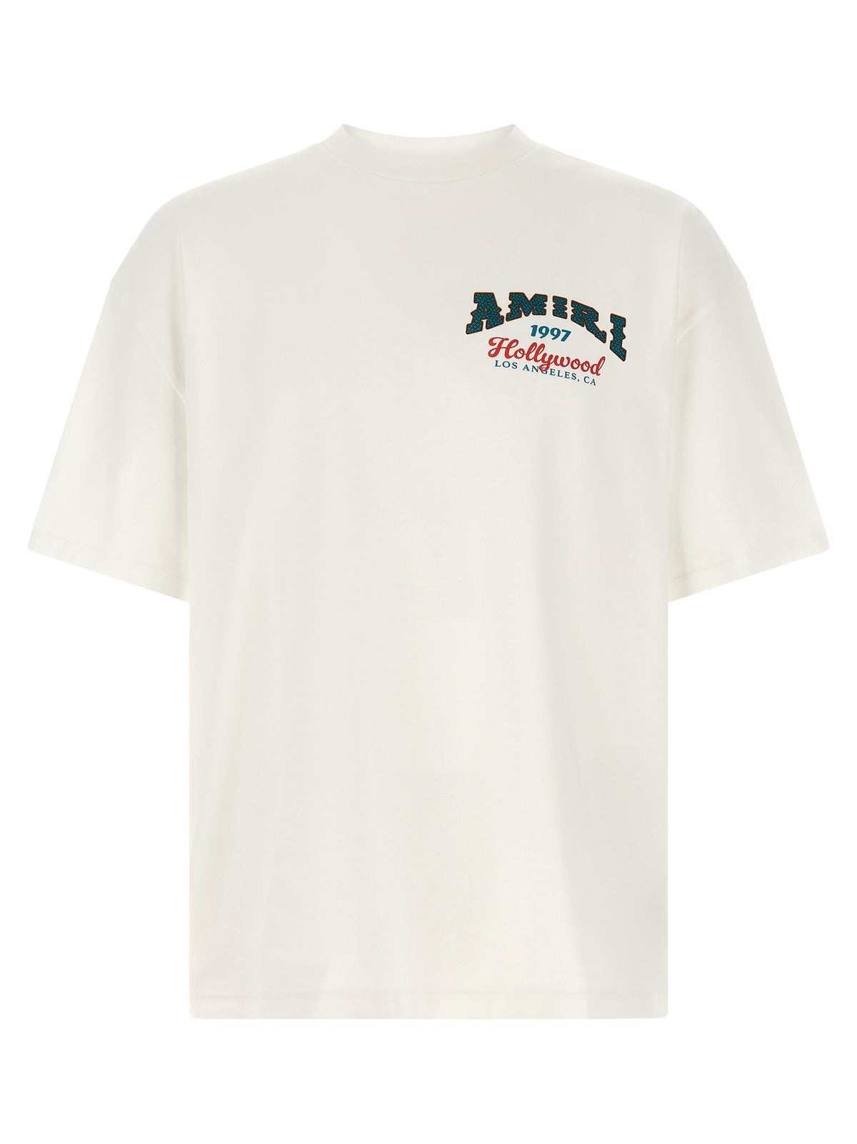 Oversized White Cotton Hollywood T-Shirt