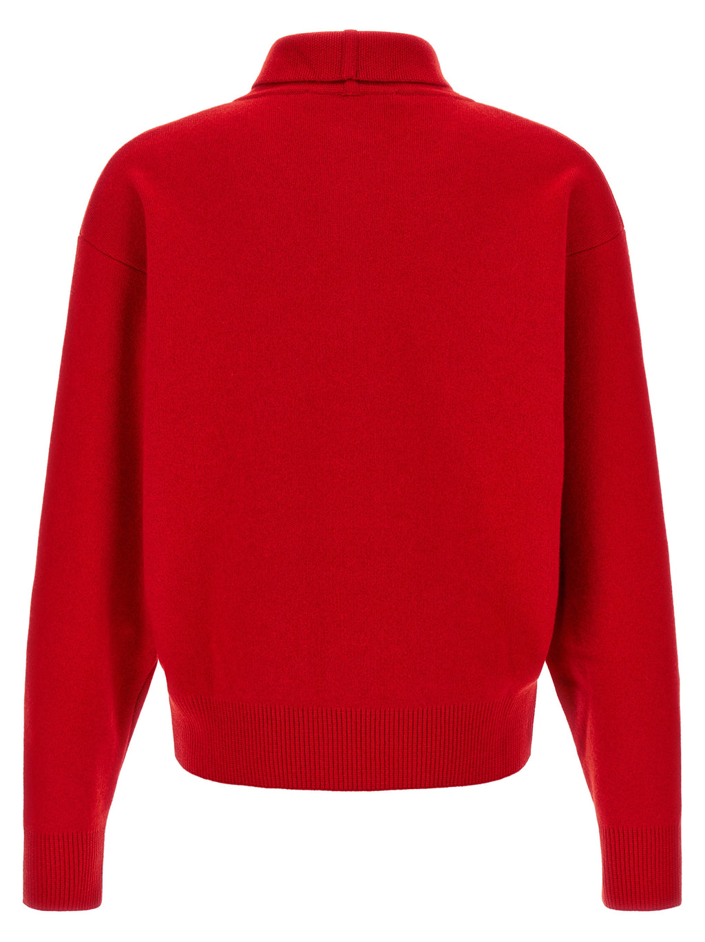 Red Merino Wool & Cashmere Blend Le Cardigan Pelota