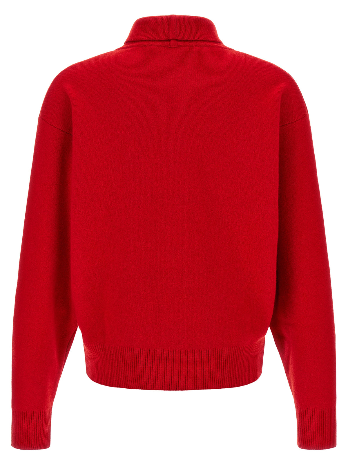 Red Merino Wool & Cashmere Blend Le Cardigan Pelota