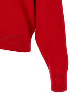 Red Merino Wool & Cashmere Blend Le Cardigan Pelota