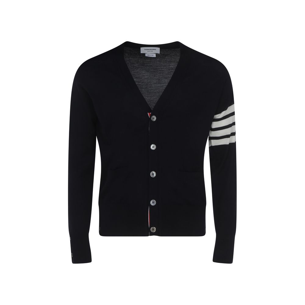 Blue Wool Cardigan