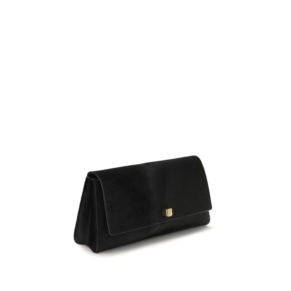 Hair‑On Calfskin Audrey Clutch