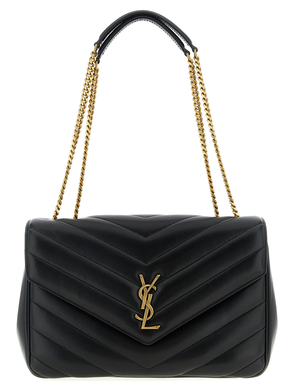 Large Loulou Lambskin Shoulder Bag