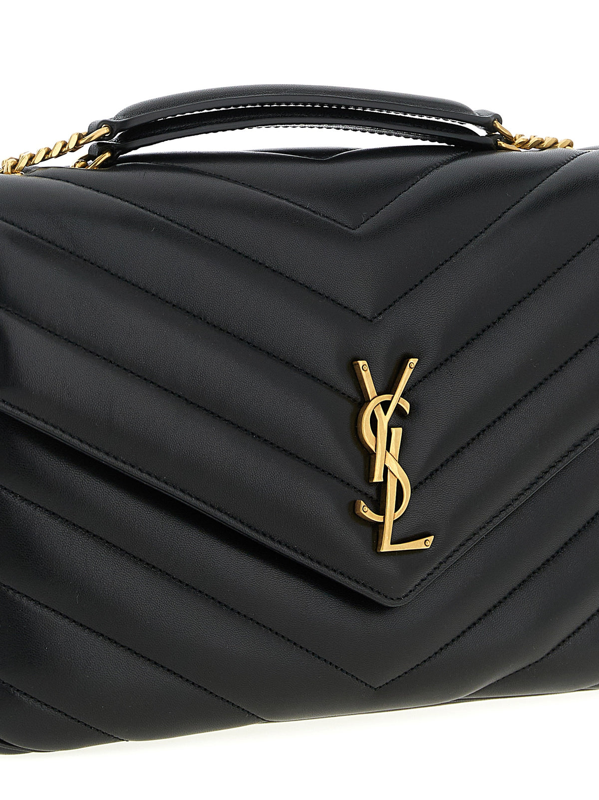 Large Loulou Lambskin Shoulder Bag