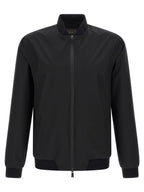 Water‑Repellent Polyester Bomber Jacket