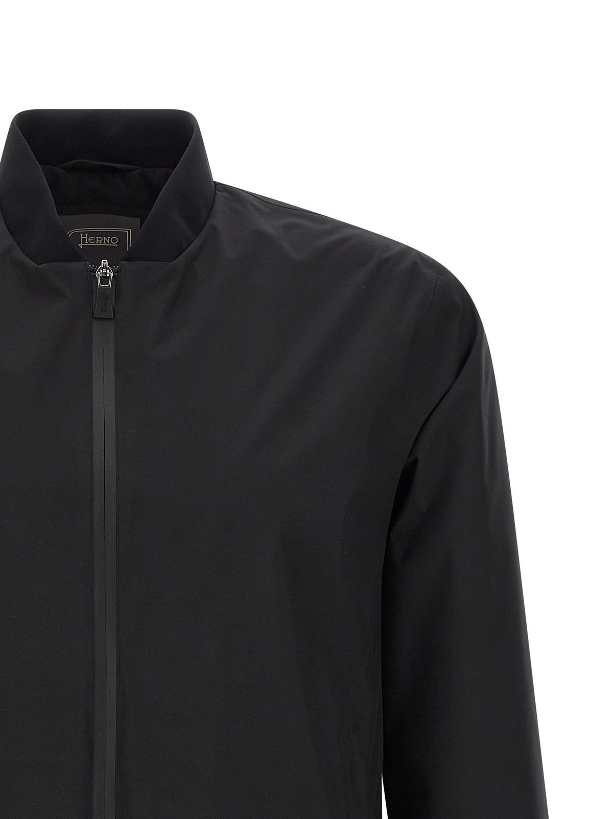 Water‑Repellent Polyester Bomber Jacket